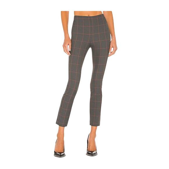 Rag & Bone Simone Plaid Crop NO Crease Pant size 8 - Picture 5 of 10